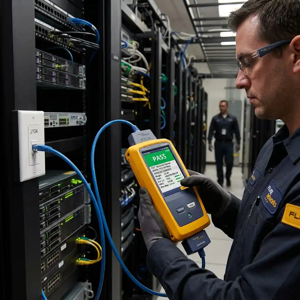 Certificación de cableado estructurado con analizador Fluke DSX-5000