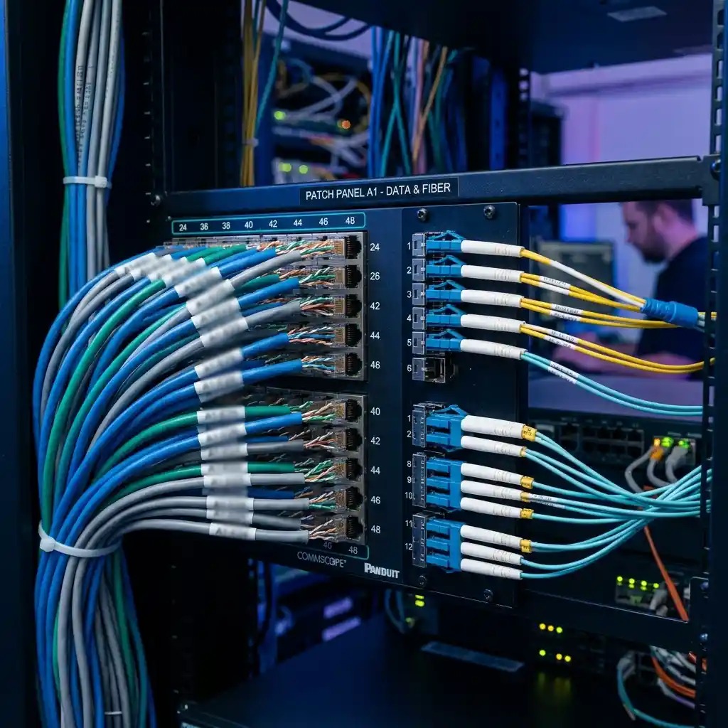 Arquitectura física de cableado estructurado en Data Center